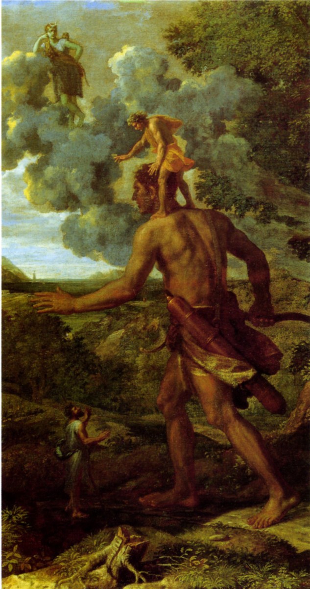 1658 Nicolas Poussin Paysage avec Diane et Orion Detail Droit.jpg